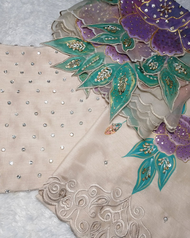 THREE PIECE UNSTITCHED SET